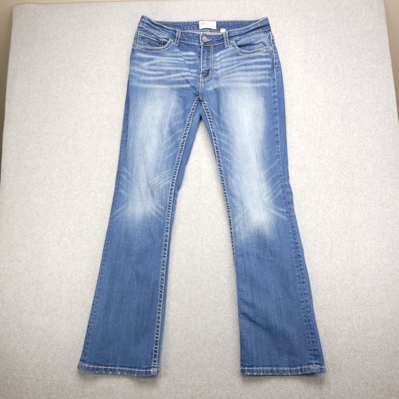 BKE denim Denim - BKE Jeans Bootcut Women's 28R Payton Blue Distressed Mid-Rise Relaxed Fit